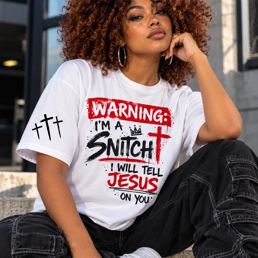 #1 Snitch Christian Heavyweight T-Shirt
