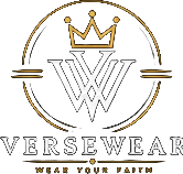 VerseWear white and gold logo